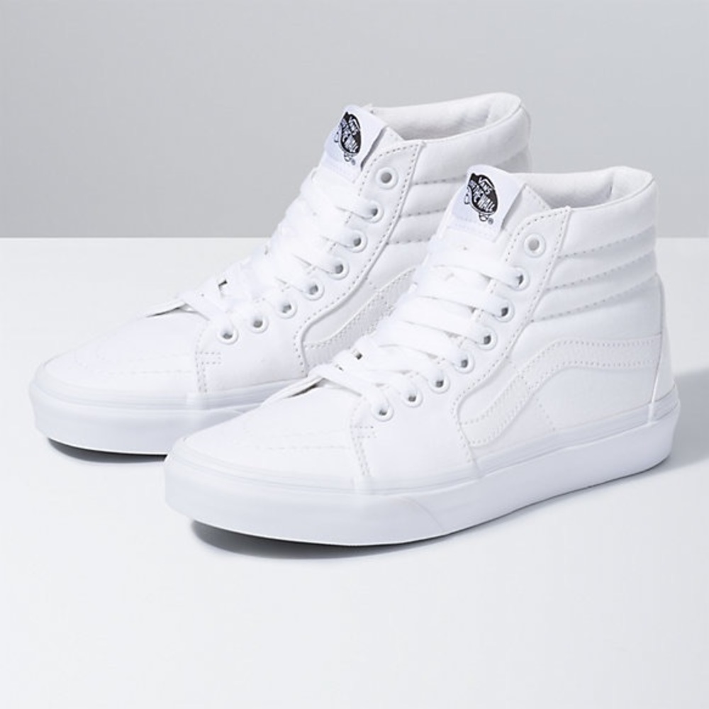white high top vans